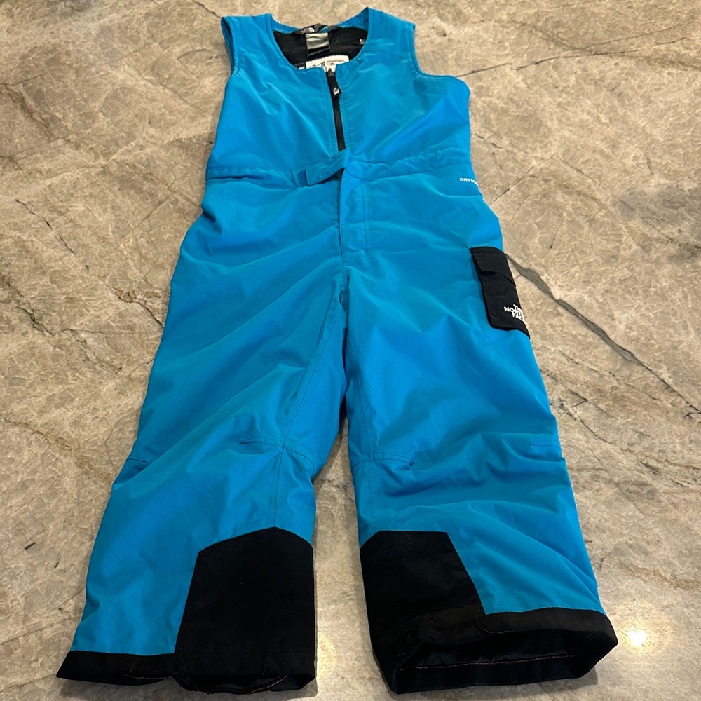 The North Face Freedom Insulated Bib Pants in Blue and Navy